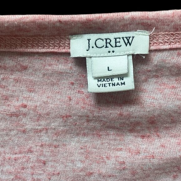 J.Crew Women's Wrap Cardigan Sweater Pale Pink V-Neck Tie Closure Linen Blend La - Picture 4 of 6